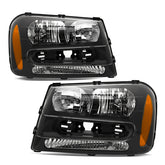 VehicleAid Headlights For 2002-2009 Chevy Trailblazer